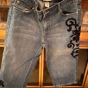 White House black market crop jeans